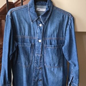 Zara Classic Denim Shacket